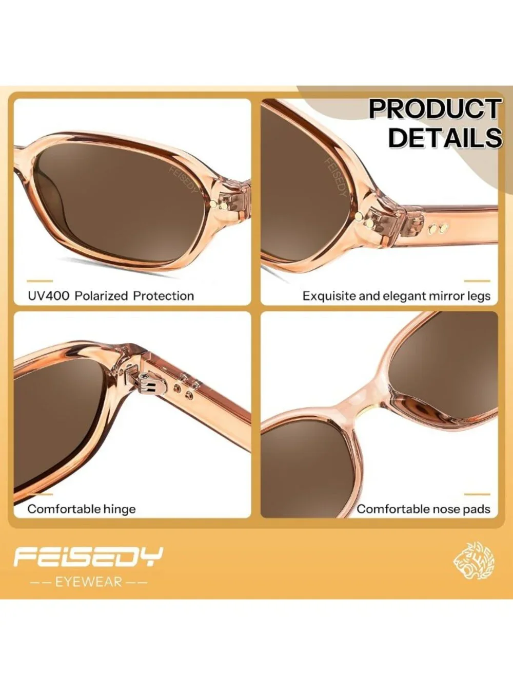 Retro Polarized Rectangle Sunglasses for Women & Men | Y2K 90s Style Sunnies